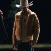 Yellowstone S04 Walker Shearling Leather Jacket - Image 4