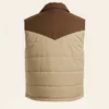 Yellowstone Ian Bohen Ryan Two-Tone Cotton Ranch Vest - Image 5