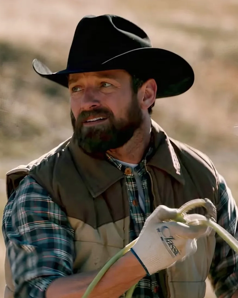 Alternative view of Yellowstone Ian Bohen Ryan Two-Tone Cotton Ranch Vest