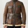 Men in Kilts Sam Heughan Shearling Jacket - Image 2