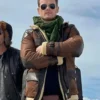 sam heughan shearling jacket