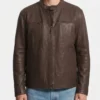 NCIS Origins S02 Shea Buckner Brown Leather Jacket - Image 2