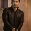simu liu leather jacket