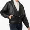 Her Private Hell Sophie Thatcher Leather Jacket - Image 2