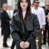 sophie thatcher leather jacket