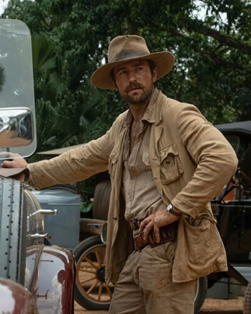 Yellowstone 1923 Spencer Dutton Beige Cotton Jacket