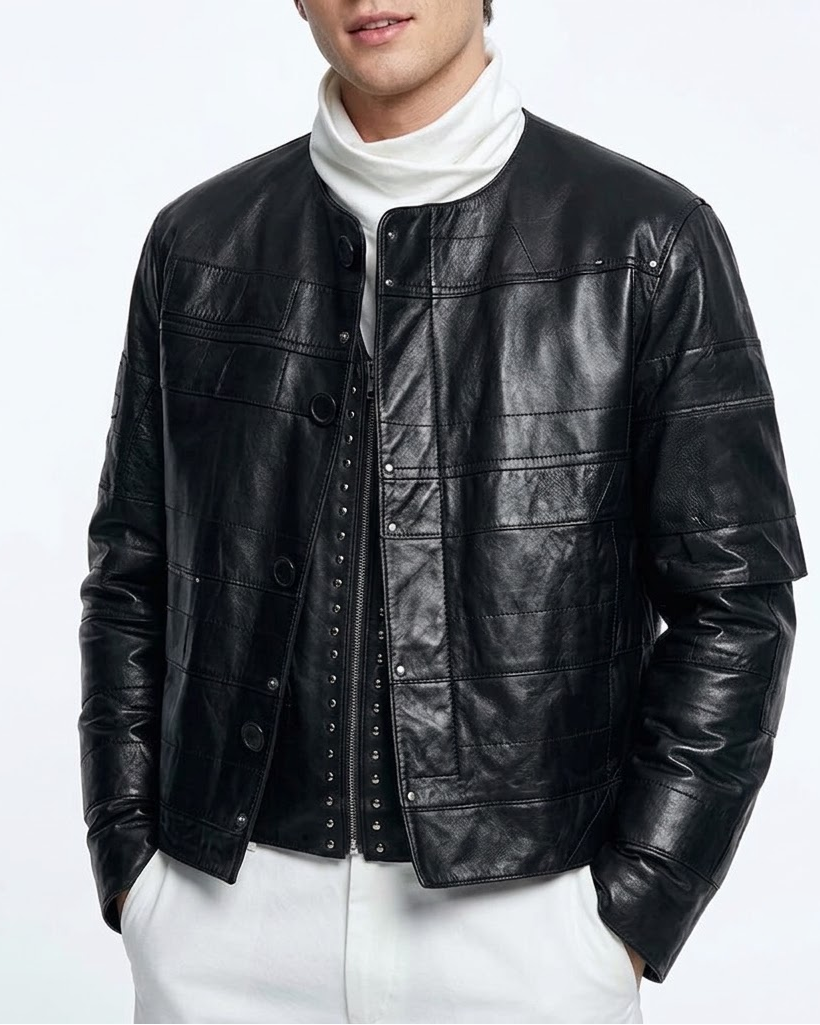 Alternative view of BTS The Come Back Live Suga Black Leather Jacket