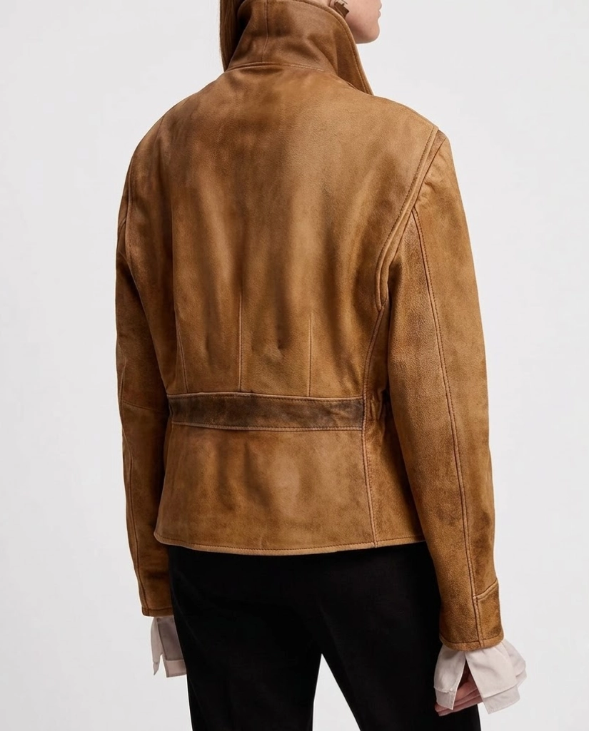 the abandons leather jacket