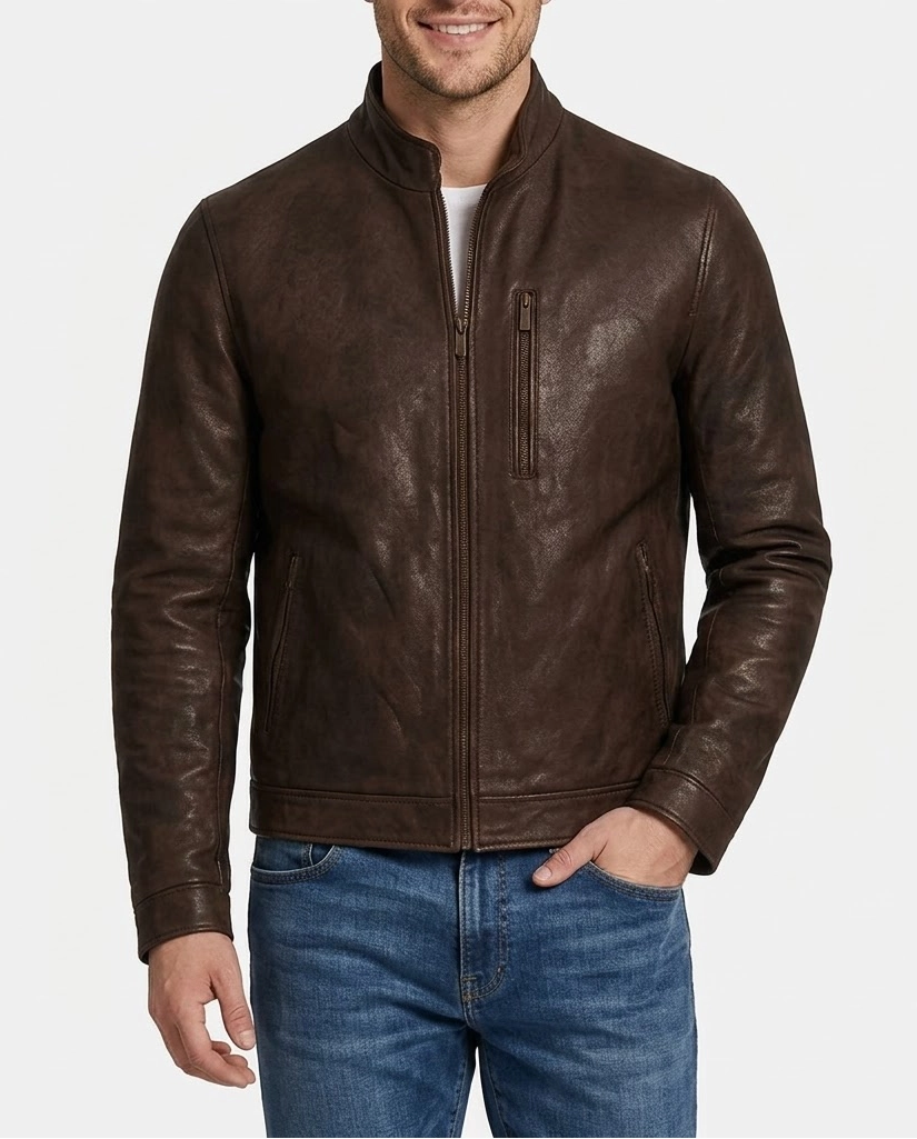 the copenhagen test leather jacket