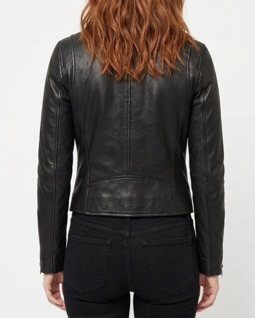The Dutchman Kate Mara Black Leather Jacket - Image 3