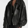 The Madison Beau Garrett Black Leather Jacket - Image 2