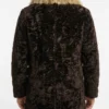 Yellowstone 1883 James Dutton Brown Wool Fur Coat - Image 3