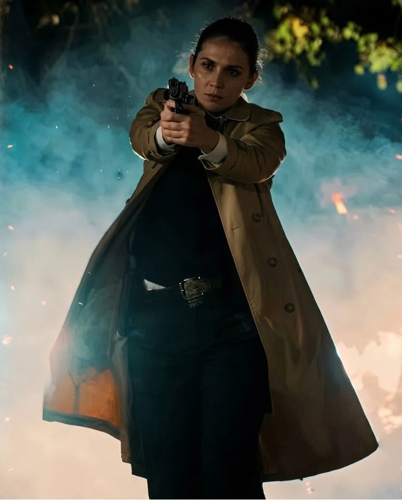 veronika brown coat
