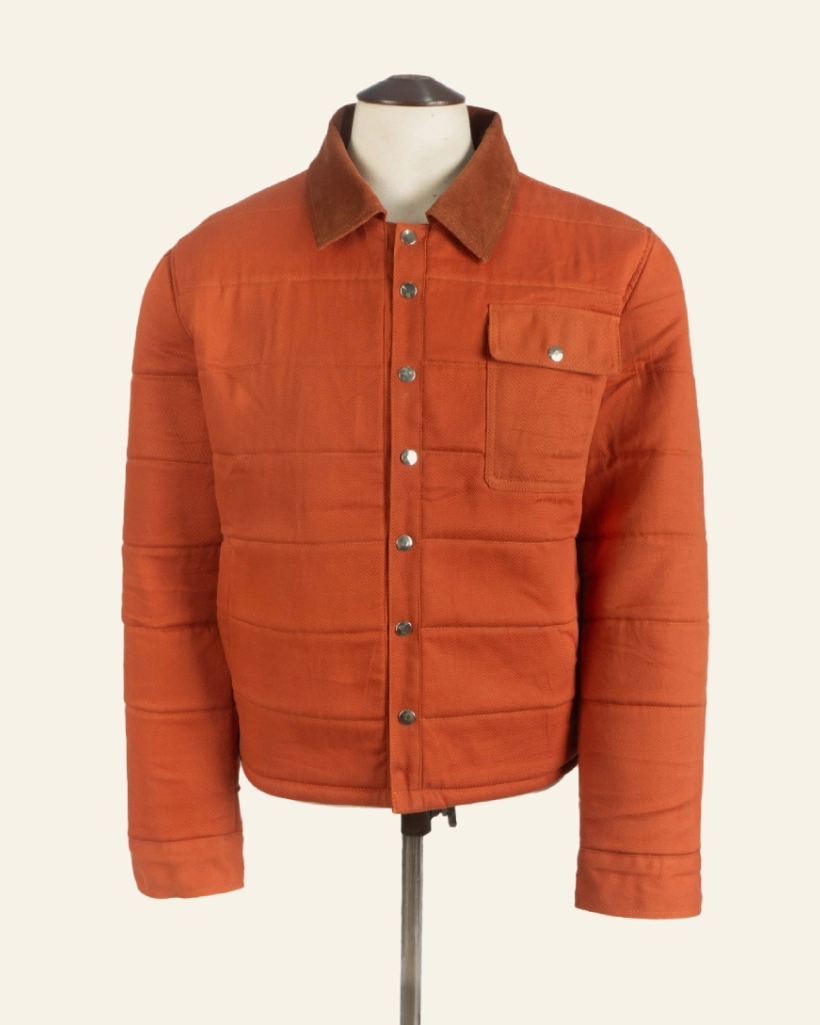 Alternative view of Yellowstone Season 04 Walker Puffer Brown Jacket