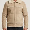 Yellowstone S04 Walker Shearling Leather Jacket - Image 3