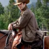 Yellowstone Season 3 Jamie Dutton Brown Leather Jacket - Image 4