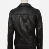 Yellowstone S04 Beth Dutton Black Biker Leather Jacket - Image 5