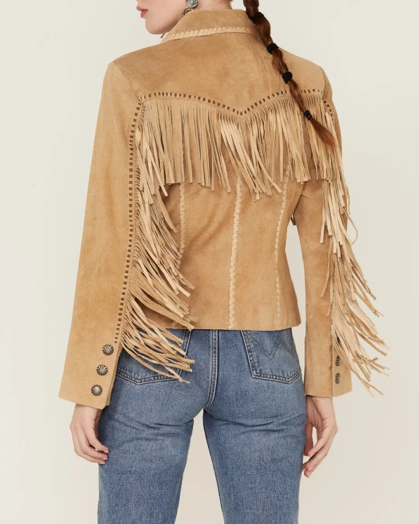 Alternative view of Yellowstone Women’s Fringe Suede Leather Jacket