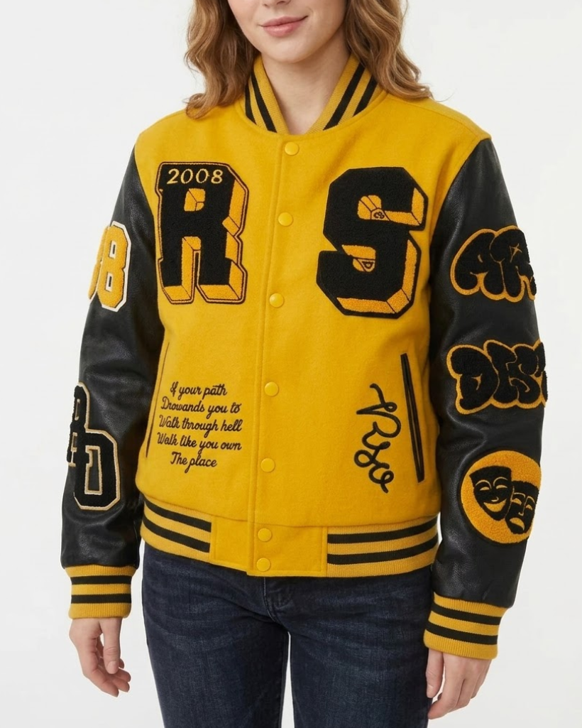 Alternative view of Mia Yim SmackDown Varsity Jacket