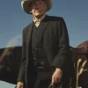 Yellowstone 1923 Harrison Ford Wool Black Blazer - Image 2