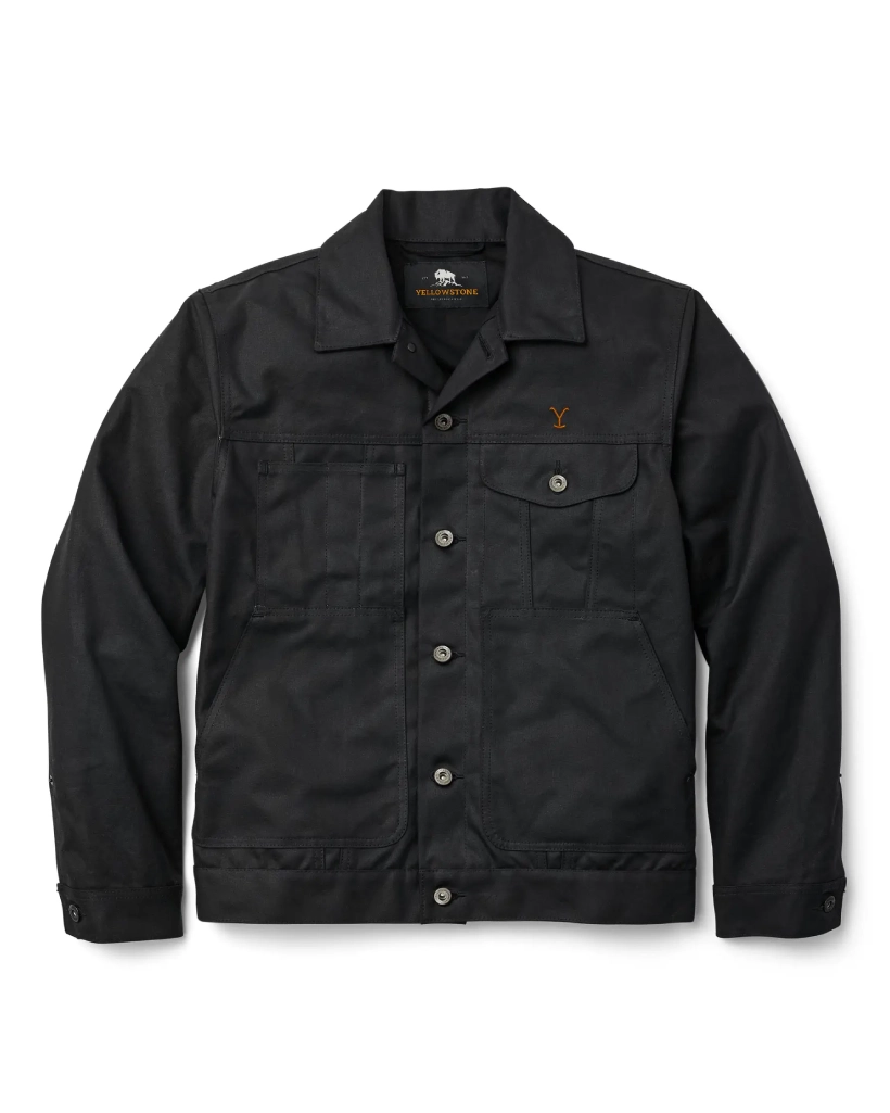 Alternative view of Yellowstone S05 Rip Wheeler Black Cotton Jacket