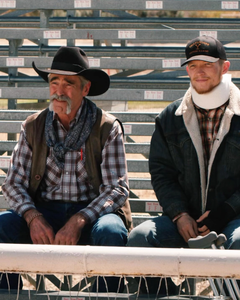Yellowstone S04 Forrie J. Smith Brown Leather Vest - Image 3