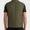 Yellowstone S04 John Dutton Green Quilted Vest - Image 3