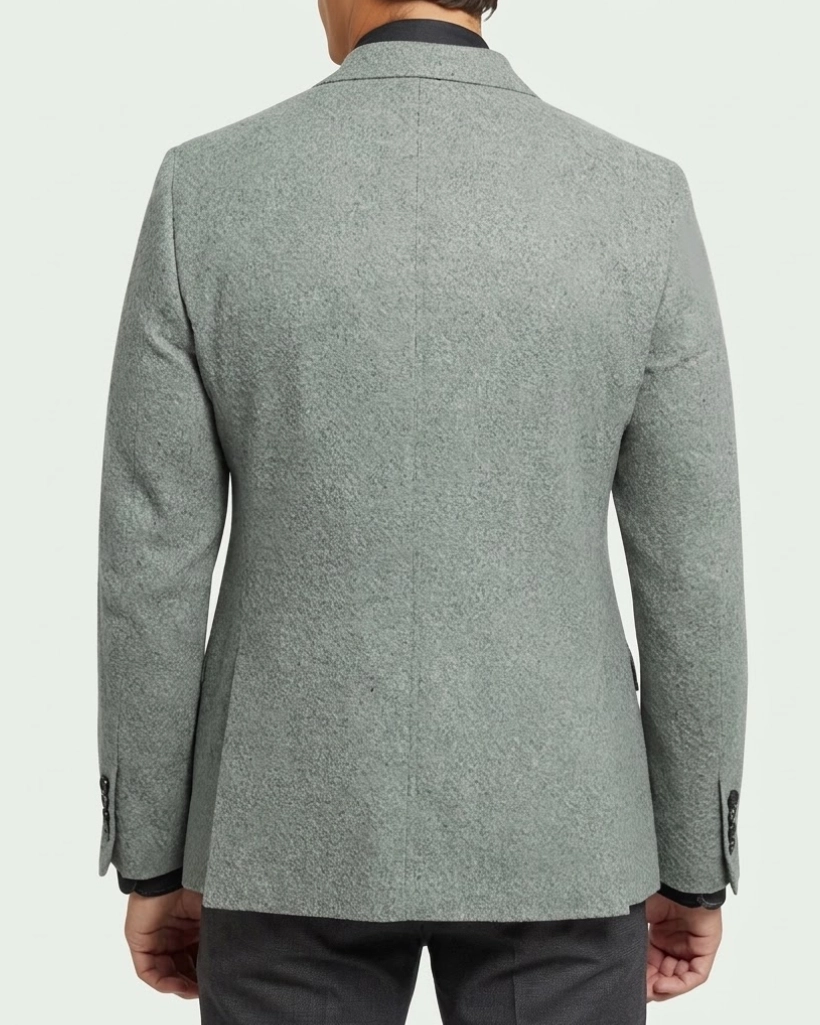 Yellowstone S03 Kayce Dutton Grey Wool Blazer - Image 3