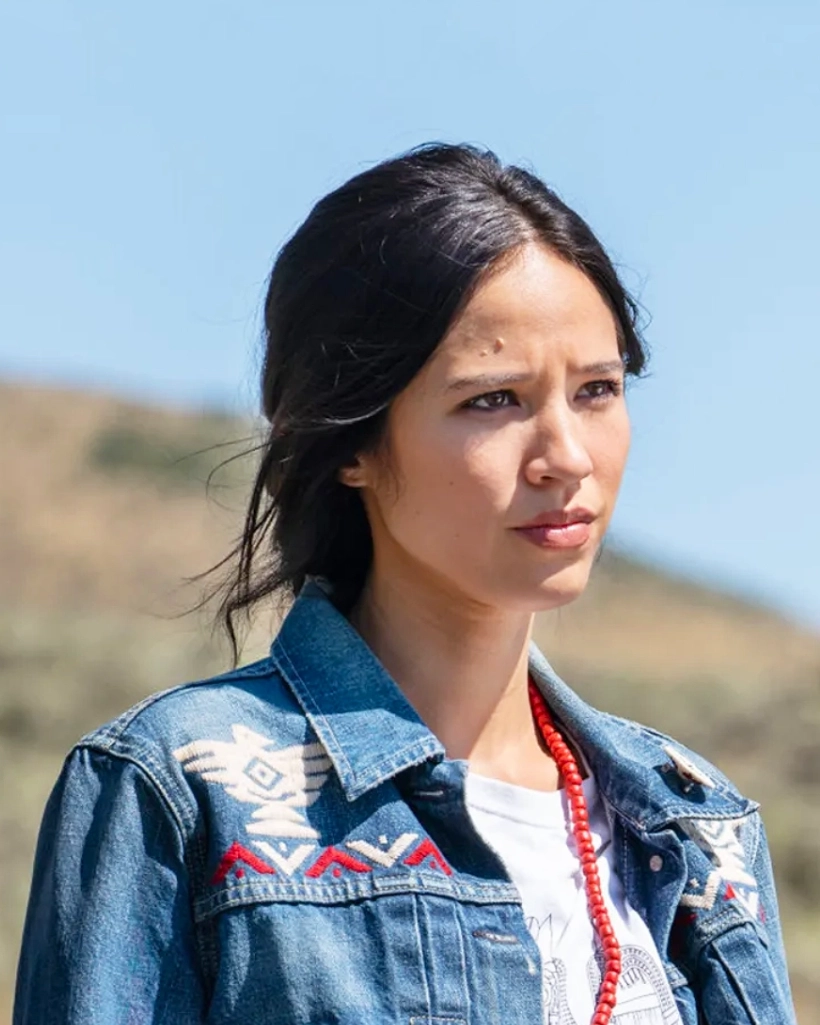 Alternative view of Yellowstone Monica Dutton Denim Blue Jacket
