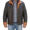 Yellowstone S02 Thomas Rainwater Brown Leather Jacket - Image 2