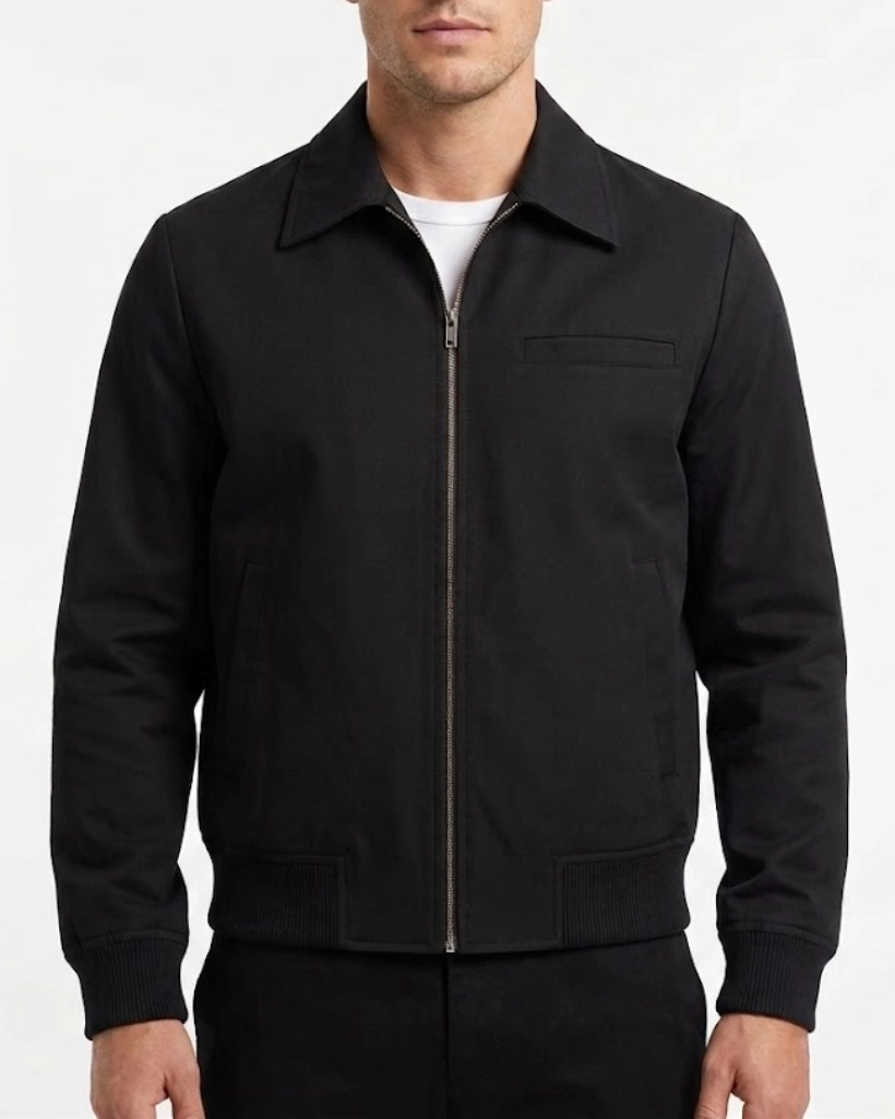 Alternative view of Yellowstone S03 John Dutton Black Bomber Jacket