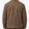 Yellowstone Season 3 Jamie Dutton Brown Leather Jacket - Image 3