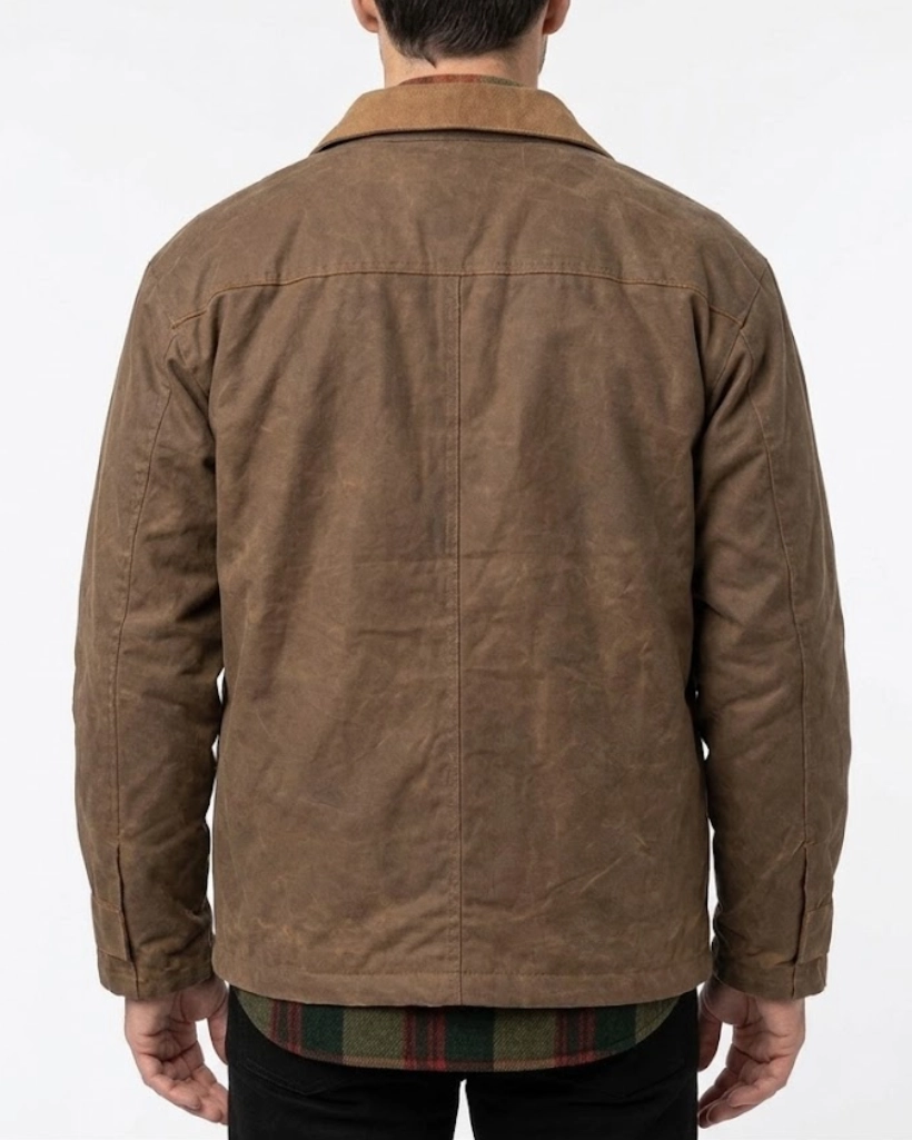 Yellowstone Season 3 Jamie Dutton Brown Leather Jacket - Image 3
