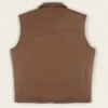 Yellowstone S03 John Dutton Brown Wool Vest - Image 3