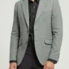 Yellowstone S03 Kayce Dutton Grey Wool Blazer - Image 2