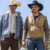 Yellowstone S04 Kayce Dutton Brown Cotton Vest - Image 4