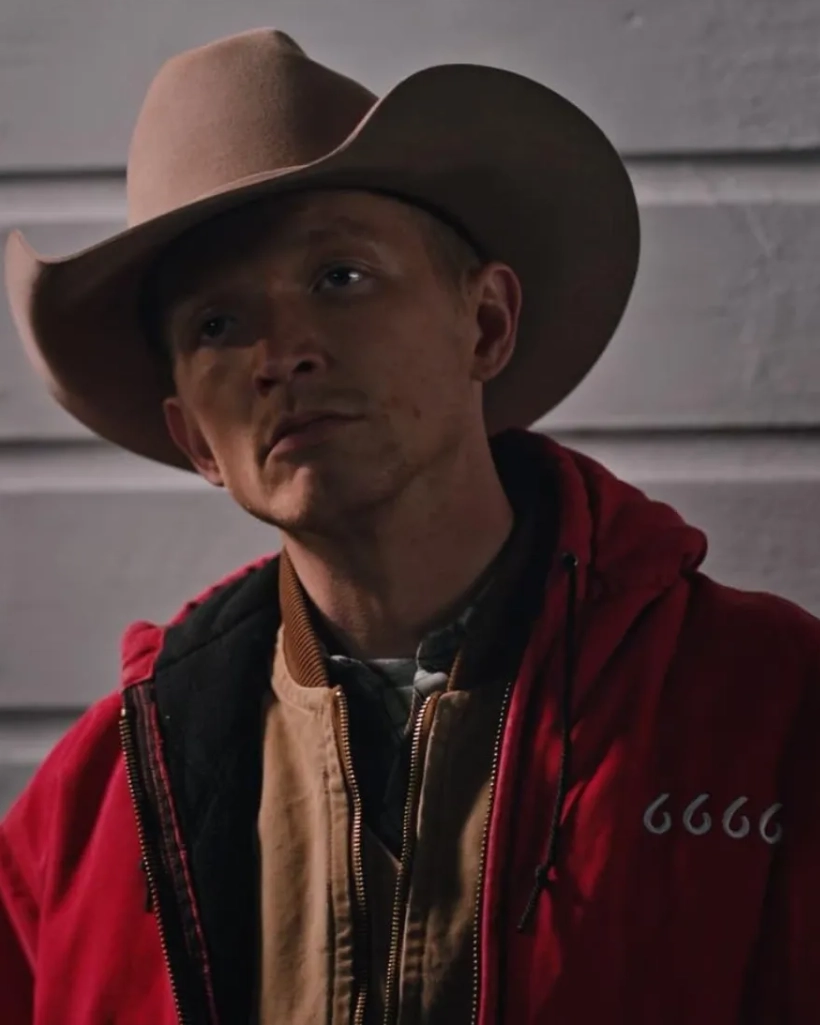 Yellowstone S04 Jimmy Hurdstrom Red Hoodie - Image 3