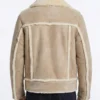 Yellowstone S04 Walker Shearling Leather Jacket - Image 2