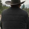 Yellowstone S05 John Dutton Black Puffer Vest - Image 2