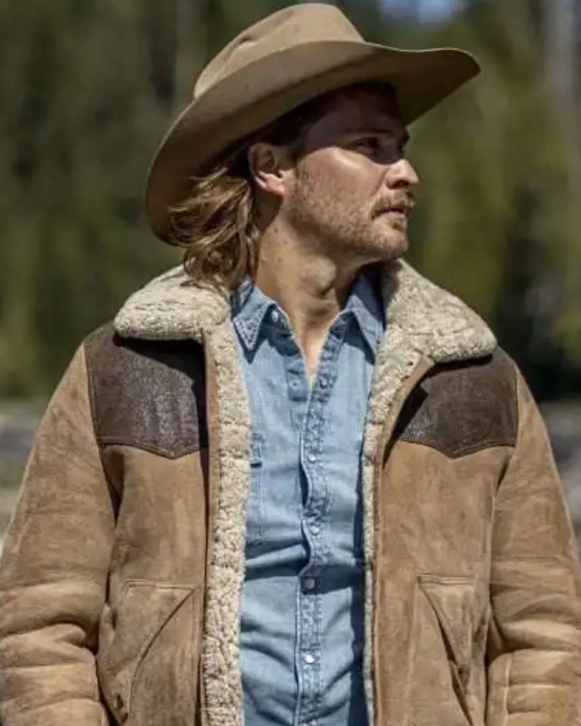 Yellowstone S05 Kayce Dutton Suede Leather Jacket - Image 5