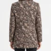 Yellowstone S05 Beth Dutton Floral Wool Coat - Image 3