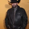 Yellowstone Season 05 Jake Ream Black Leather Jacket - Image 5