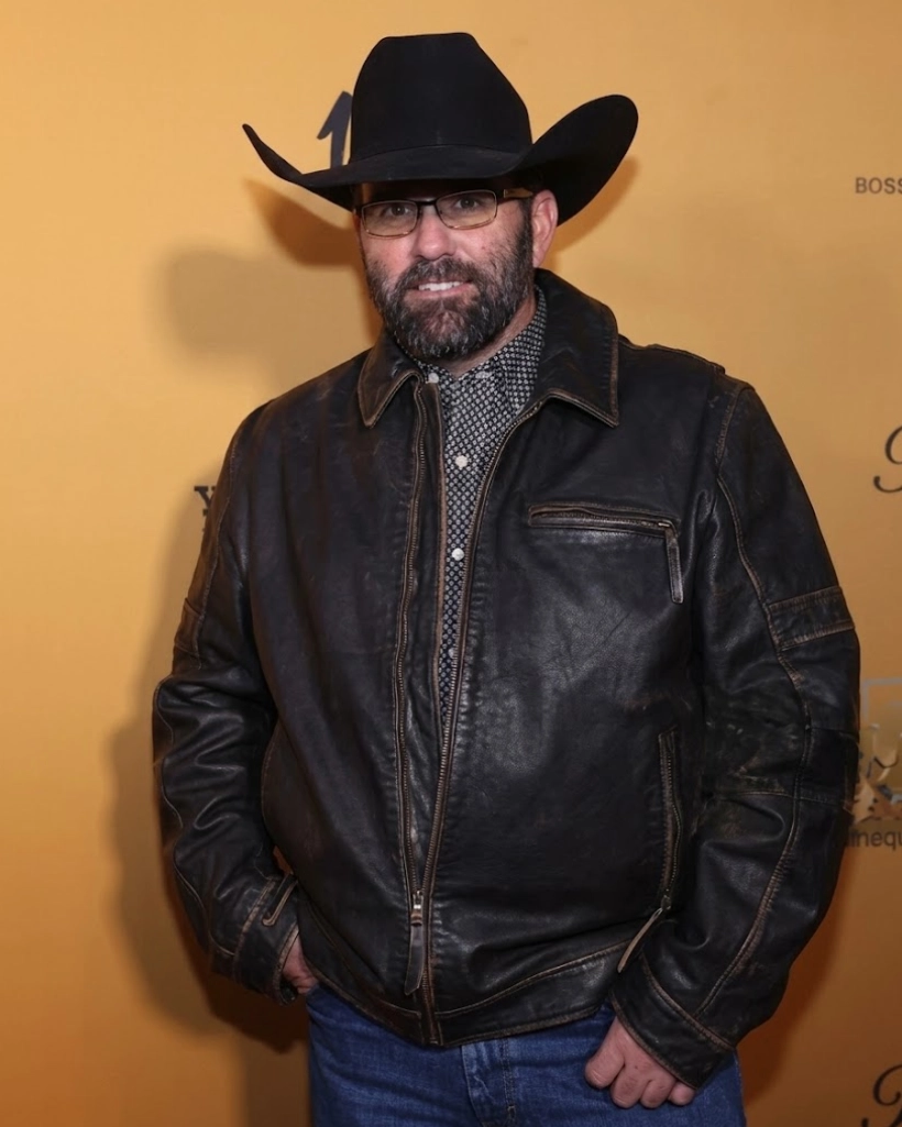 Yellowstone Season 05 Jake Ream Black Leather Jacket - Image 5