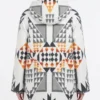 Yellowstone Beth Dutton White Wool Cloak Coat - Image 3