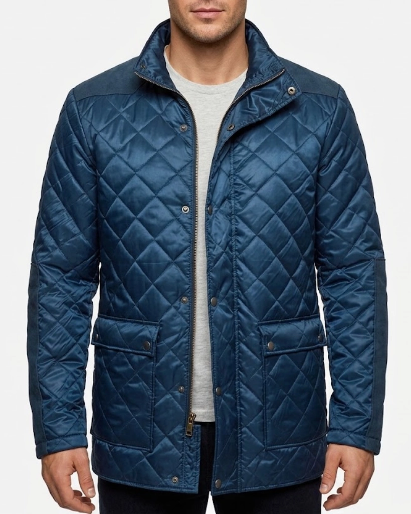 Alternative view of Yellowstone S01 Dan Jenkins Quilted Jacket