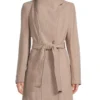 Yellowstone S4 Beth Dutton White Wool Coat - Image 2