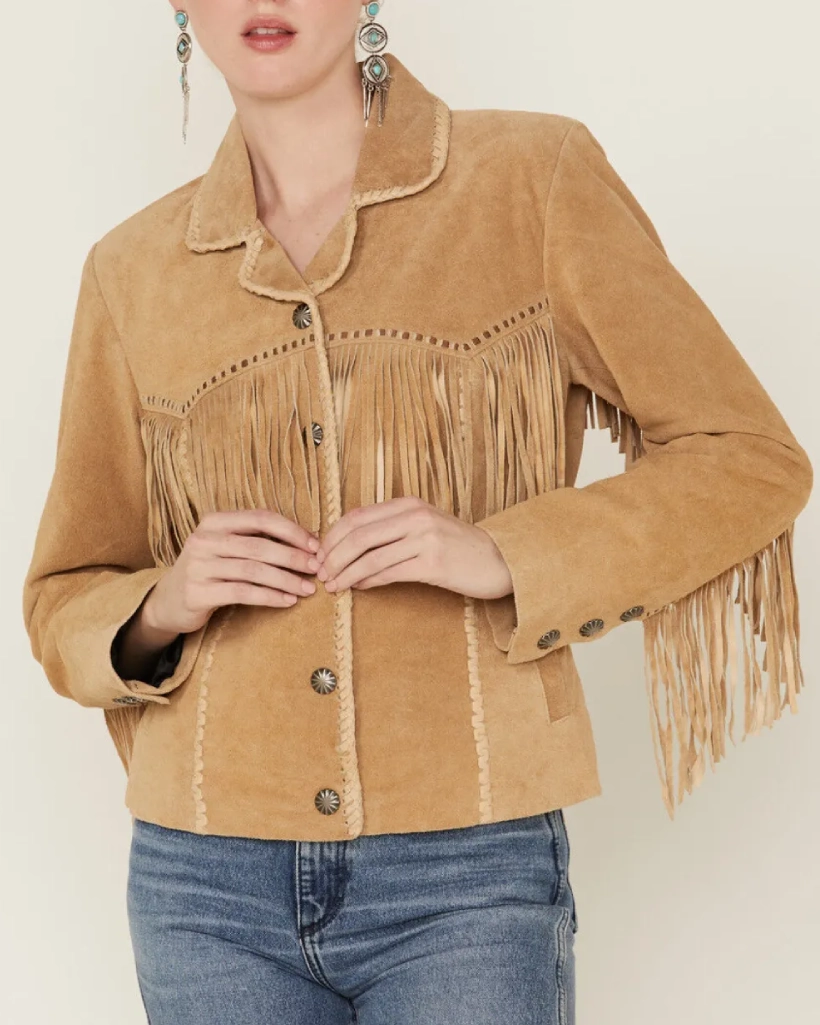 yellowstone women’s fringe jacket